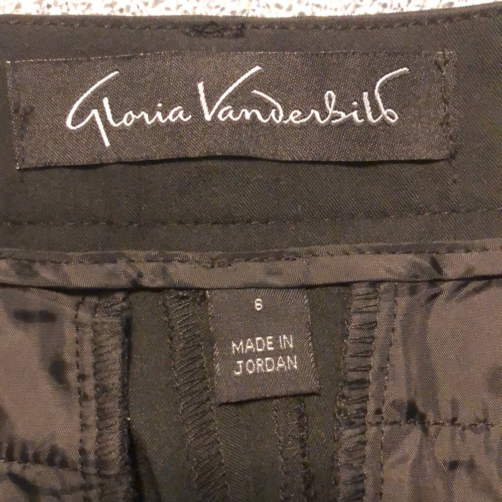 Gloria Vanderbilt City Short Black SZ 6 New With Tag! - Picture 8 of 9
